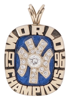 1996 NY Yankees World Series 14K Pendant with Diamonds (Tomlin)